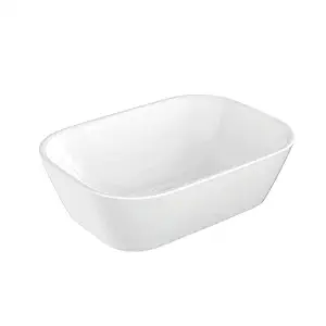 Kohler Span Square Vessel, White, 483mm X 334mm, Over-counter Wash-basin